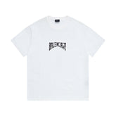 Balenciaga White T-Shirt Without Collar - Banlieue91
