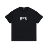Balenciaga Black T-Shirt Without Collar - Banlieue91