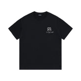 Balenciaga Black T-Shirt Without Collar - Banlieue91