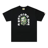 Bathing Ape Black T-Shirt without Collar - Banlieue91