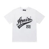 Amiri 22 White T-Shirt Without Collar - Banlieue91