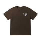 Amiri Brown T-Shirt Without Collar - Banlieue91