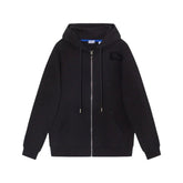 Burberry Cotton Zip Hoodie 'Black' - Banlieue91