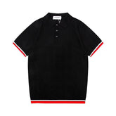 Thom Browne Black T-Shirt with Collar - Banlieue91