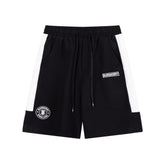 Burberry Men's Striped Cotton Knit Basketball Shorts 'Black/White' - Banlieue91