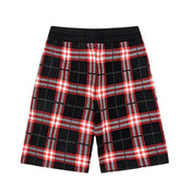 Burberry Men's Striped Cotton Knit Basketball Shorts 'Black/Red' - Banlieue91
