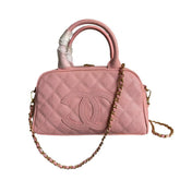 Chanel Timeless CC Bowler Bag Quilted Caviar Small - Banlieue91