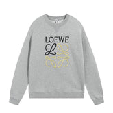 LOEWE Anagram Cotton Sweatshirt 'Grey' - Banlieue91