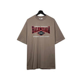 Balenciaga Brown T-Shirt Without Collar - Banlieue91
