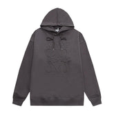 Loewe Relaxed fit hoodie in cotton Dark Grey - Banlieue91