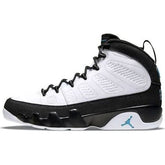 AIR JORDAN 9 Retro 'university Blue' In White