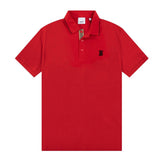 Burberry Red T-Shirt With Collar - Banlieue91