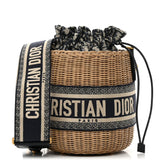 Christian Dior Wicker Oblique Drawstring Bucket Bag - Banlieue91