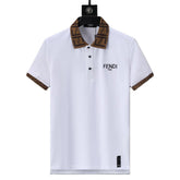 Fendi White T-shirt with Collar - Banlieue91