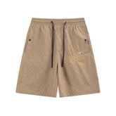 Burberry Men's Striped Cotton Knit Basketball Shorts 'Beige' - Banlieue91