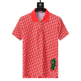 Dior Red T-Shirt With Collar - Banlieue91