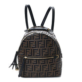 Fendi Nappa FF 1974 Embossed Mini Backpack Black - Banlieue91