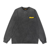 Drew House Secret Smiling Face Alphabet Long Sleeves 'Grey' - Banlieue91