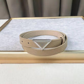 Prada Saffiano leather belt 'Sand Beige' - Banlieue91