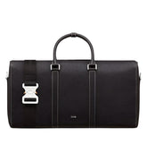 Dior Lingot 50 Duffle Bag In Black Grained Calfskin - Banlieue91