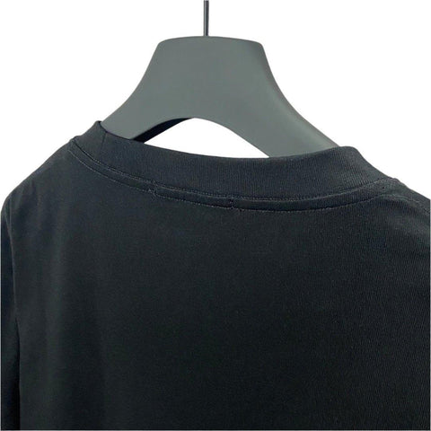Balenciaga Black T-Shirt Without Collar - Banlieue91