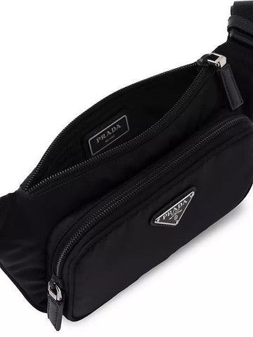 Prada Re-Nylon And Saffiano Leather Shoulder Bag - Banlieue91