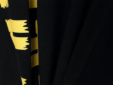 Fendi T-Shirt without Collar 'Black-Yellow' - Banlieue91