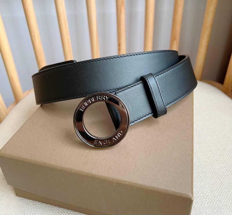 Burberry Leather Vintage Belt 'Black' - Banlieue91