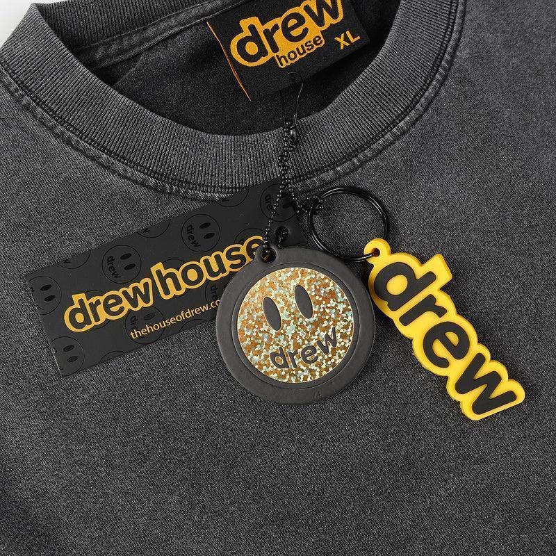 Drew House Secret Smiling Face Alphabet Long Sleeves 'Grey' - Banlieue91