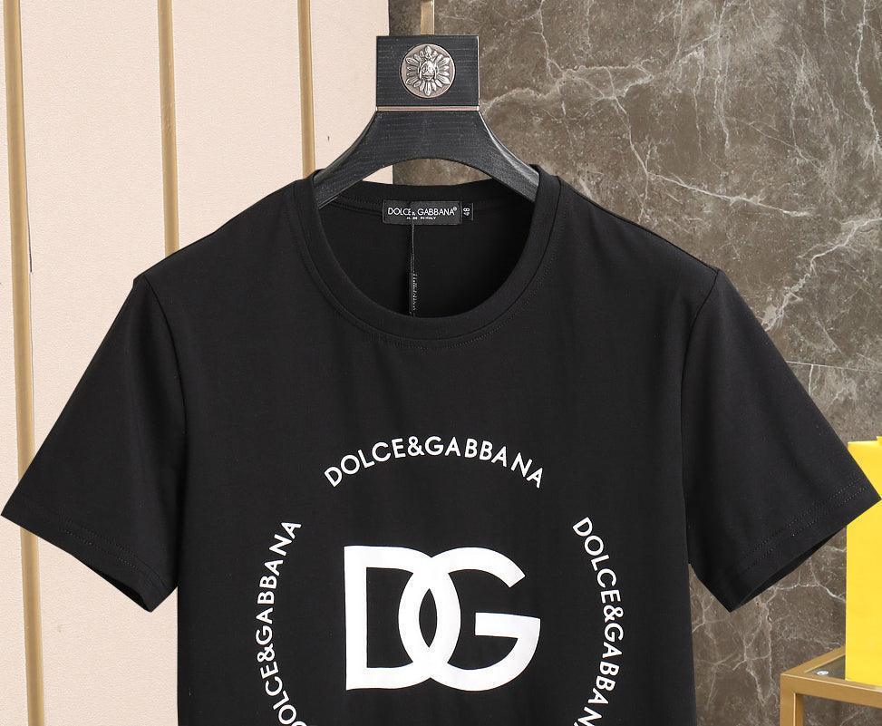 Dolce & Gabbana T-Shirt Without Collar 'Black & White' - Banlieue91