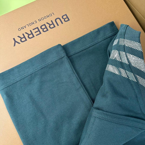 Burberry T-Shirt Without Collar 'Green' - Banlieue91
