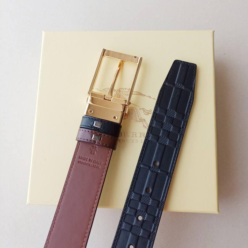 Burberry Leather Vintage Belt 'Black' - Banlieue91