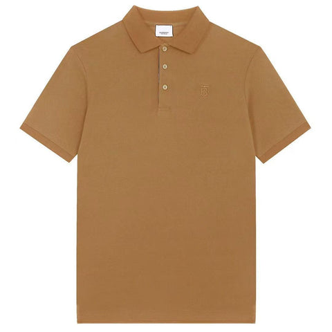Burberry Brown T-Shirt With Collar - Banlieue91