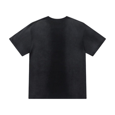 Amiri Faded Black T-Shirt Without Collar - Banlieue91