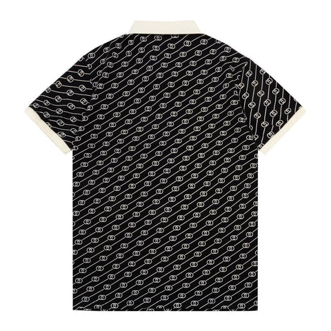 Gucci Black T-shirt with a collar - Banlieue91