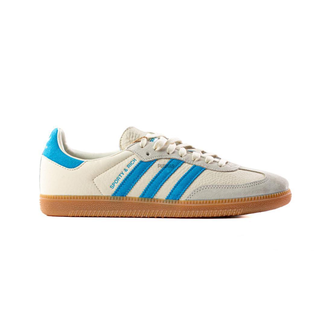 Sporty & Rich Beige Blue X Adidas Samba OG - Banlieue91