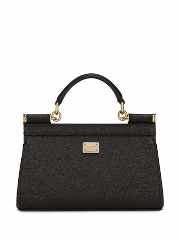 Dolce & Gabbana small Sicily rhinestone-embellished top-handle bag - Banlieue91