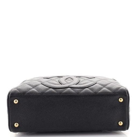 Chanel Timeless CC Bowler Bag Quilted Caviar Small - Banlieue91