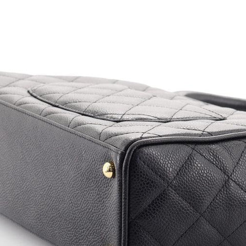 Chanel Timeless CC Bowler Bag Quilted Caviar Small - Banlieue91