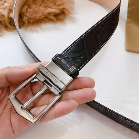 Burberry Leather Vintage Belt 'Black' - Banlieue91