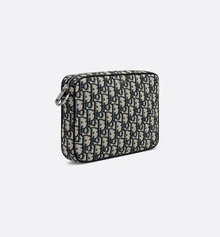 Dior Saddle Triple Pouch Black Dior Oblique Jacquard - Banlieue91