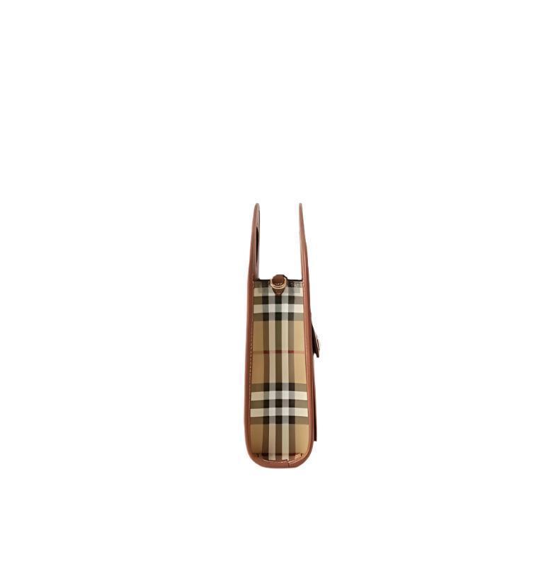 Burberry check-patterned mini tote bag - Banlieue91