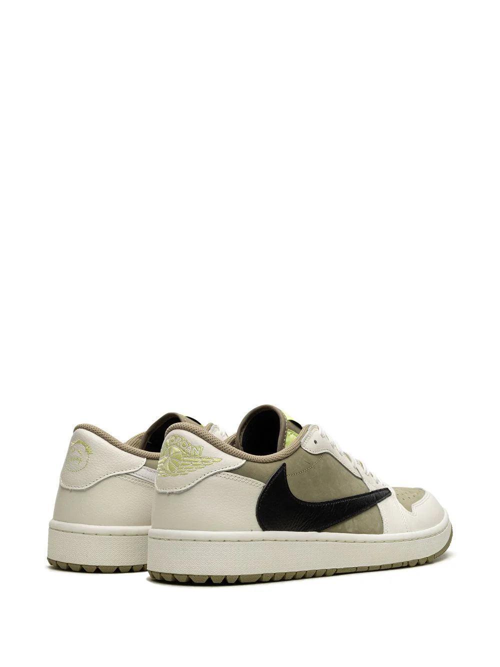 Jordan 1 Retro Low Golf Travis Scott Neutral Olive - Banlieue91