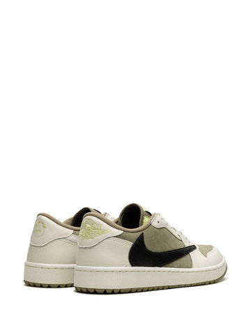 Jordan 1 Retro Low Golf Travis Scott Neutral Olive - Banlieue91
