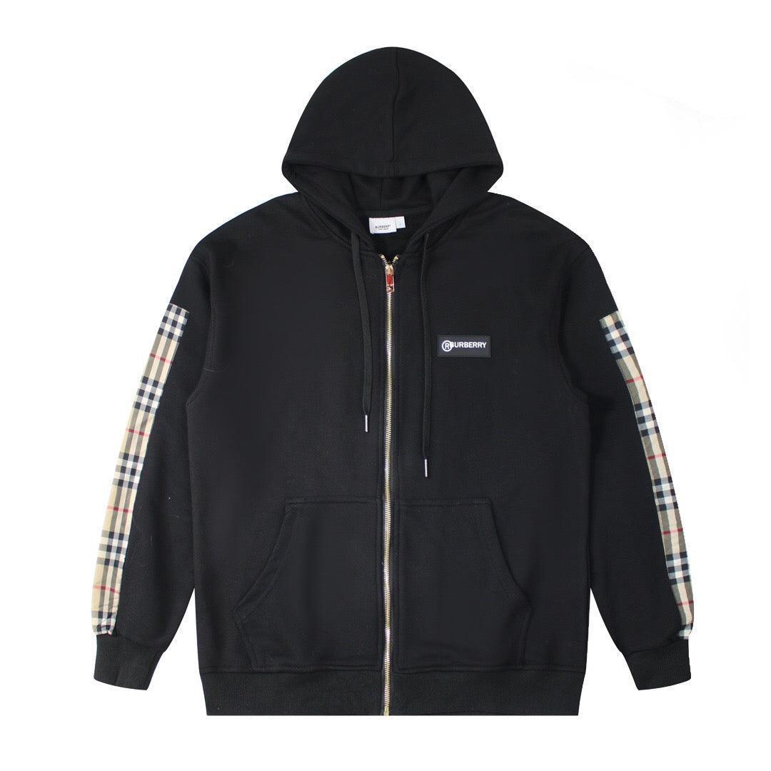 Burberry Vintage Check Panel Oversized Jacket 'Black' - Banlieue91