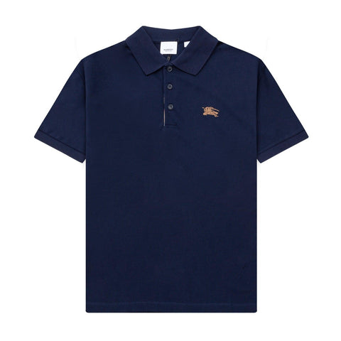 Burberry Blue T-Shirt With Collar - Banlieue91
