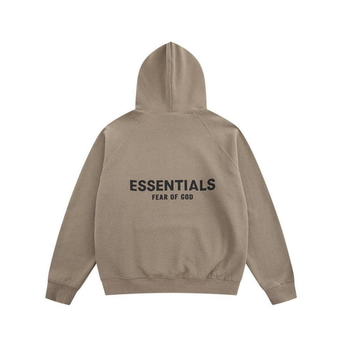 Fear of God Essentials Pull-Over Hoodie 'Beige' - Banlieue91