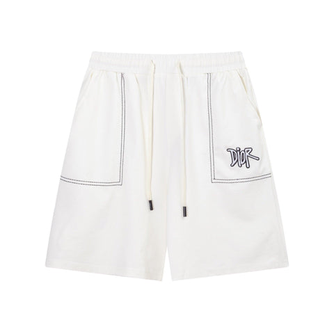 Dior Knit Basketball Shorts 'White' - Banlieue91