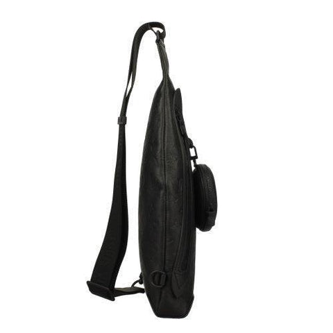 Louis Vuitton Black Monogram Embossed Duo Slingbag - Banlieue91