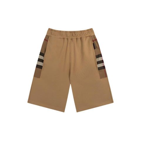 Burberry Men's Striped Cotton Knit Basketball Shorts 'Beige' - Banlieue91
